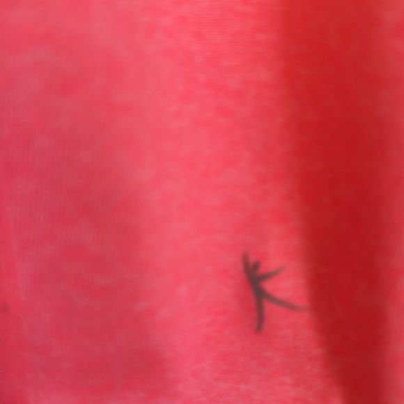 💖Danskin Now coral v-neck athletic short sleeve shirt - Picture 3 of 3